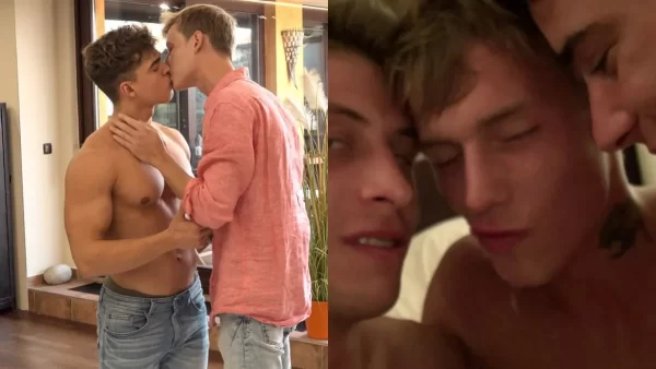 Jimmie Ackerman vs Arthur, and a Blowjob 3-Way On FreshMen 16 Jimmie Ackerman vs Arthur, and a Blowjob 3-Way On FreshMen Gay Porn