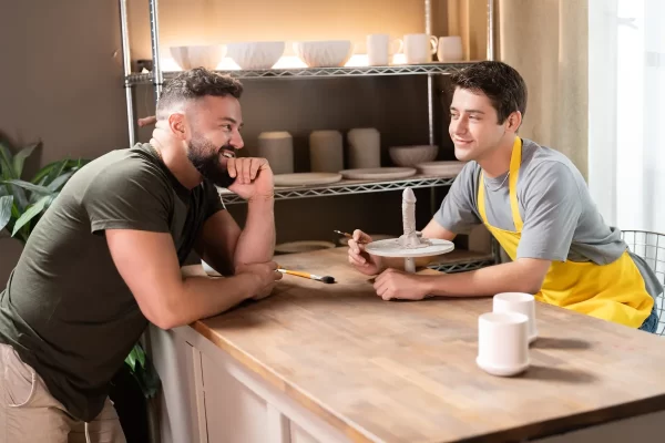Joey Mills Lets Hayden Harding Smash His "Ceramic Hole" Gay Porn 3