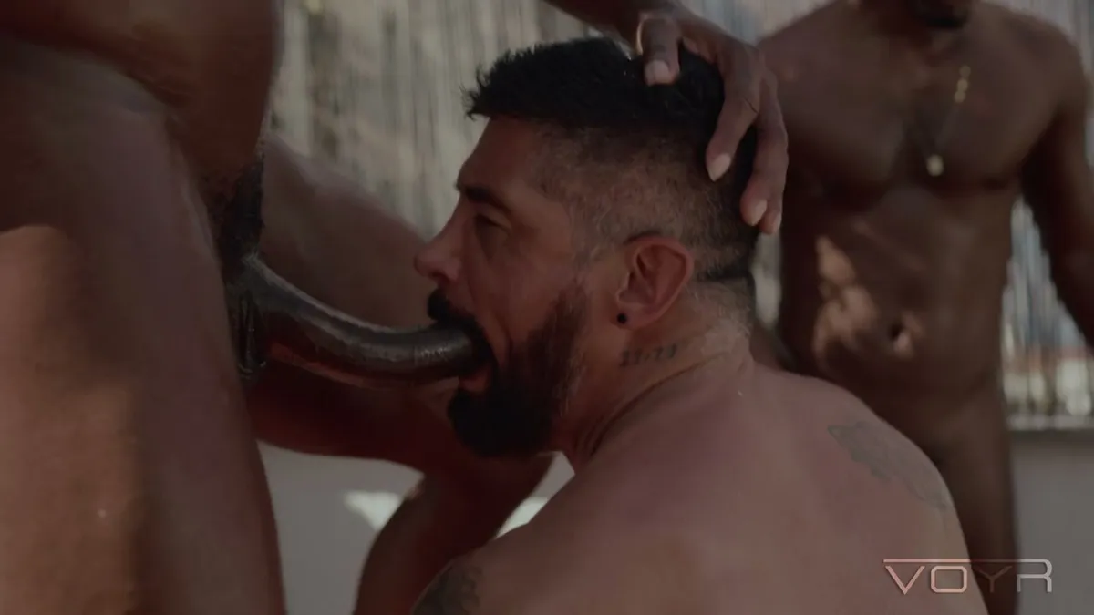 Justin Jett Gets His Tight Hole Stuffed by Three Hung Studs 12 Justin Jett Gets His Tight Hole Stuffed by Three Hung Studs Gay Porn 10