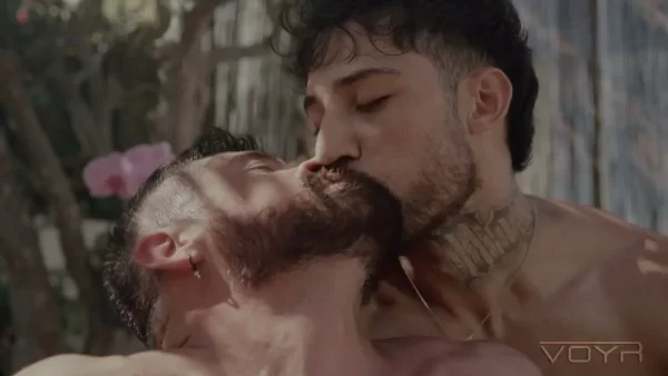 Justin Jett Gets His Tight Hole Stuffed by Three Hung Studs Gay Porn