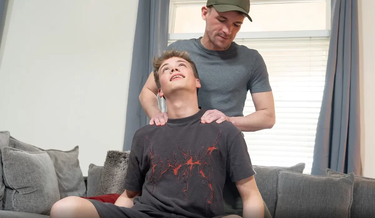 Lane Colten Turns a Post-Workout Stretch Into a Raw Session Gay Porn