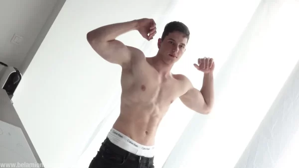 Micky Grant's Built Frame Takes Center Stage at BelAmi Gay Porn
