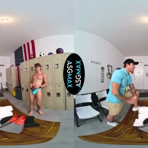 Oliver Marks Worships Jayden Marcos Cock in VR Gay Porn