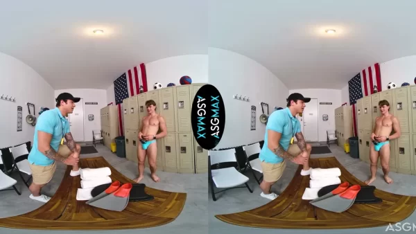Oliver Marks Worships Jayden Marcos Cock in VR Gay Porn