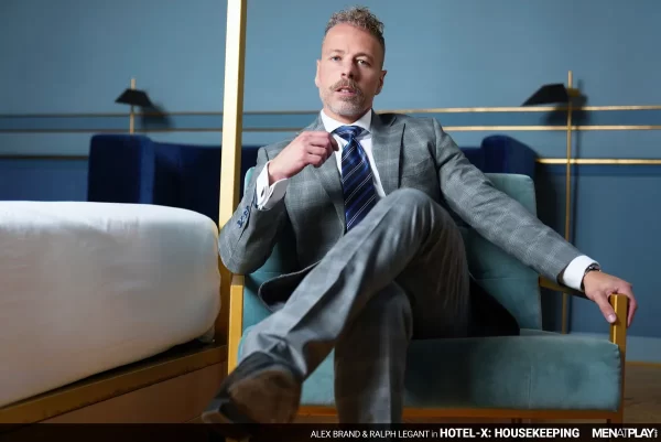 Ralph Legant Trades a Mess for Housekeeping with Alex Brand Gay Porn 12
