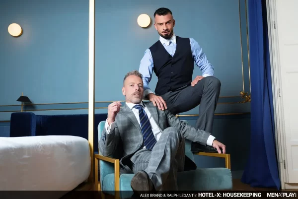 Ralph Legant Trades a Mess for Housekeeping with Alex Brand Gay Porn 14
