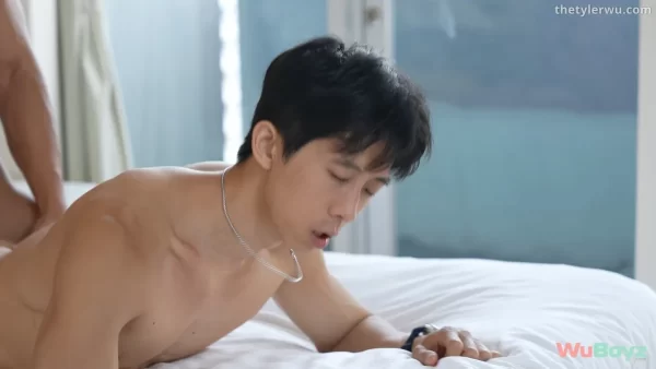 Tyler Wu and Moon Turn Pool Time Into Raw, Sweaty Breeding Gay Porn 9