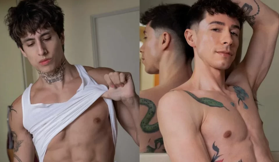 Vincent O’Riley Gets a Hard Lesson From Angel Elias Gay Porn