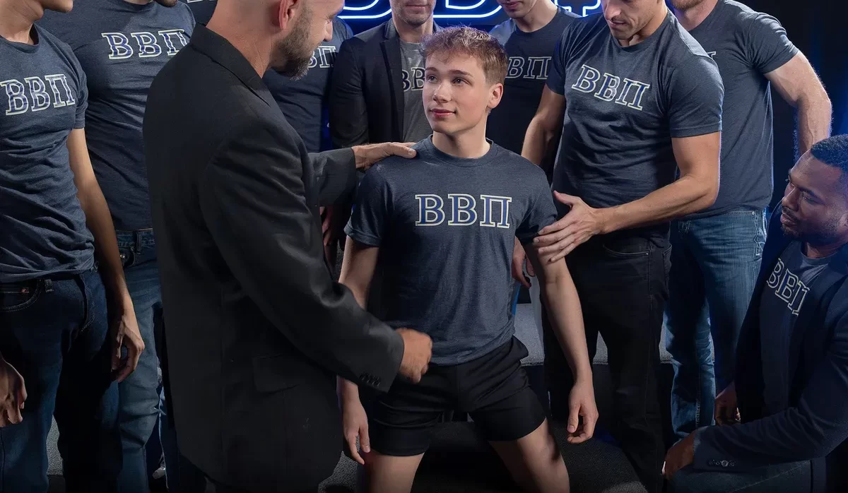Adam Snow Opens Oliver Lamb for the Beta Beta Pi Frat Gay Porn