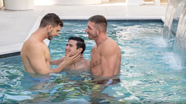 Alex Gonz Takes Jay Stryker and Guy Spencer Raw Gay Porn