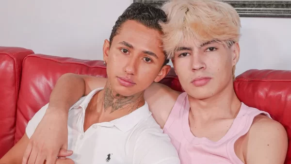 Archi Gold Takes Leo Palmer's Curved Cock 10 Archi Gold Takes Leo Palmer's Curved Cock Gay Porn