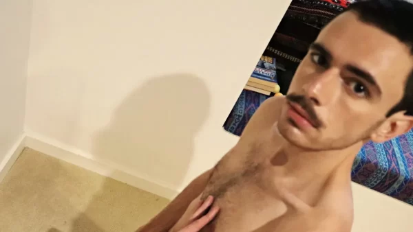 Aussie Amateurs Stroke Their Own Wood Gay Porn