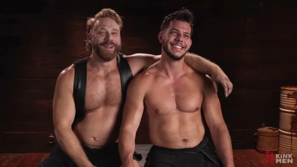 Brogan Breaks Teddy Graham in KinkMen Bondage Gay Porn