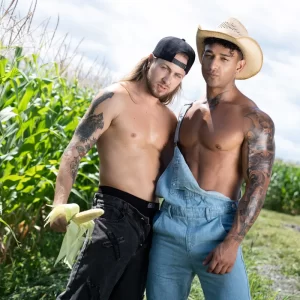 Corn In The Slob: Alexey Knox Cornholed by Kenzo Alvarez Gay Porn