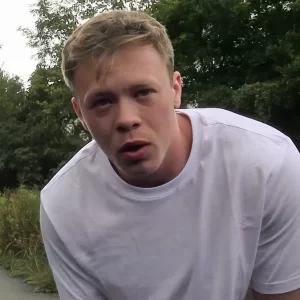 Czech Hunter 854: Claiming a Broke Blond's Virgin Ass Gay Porn