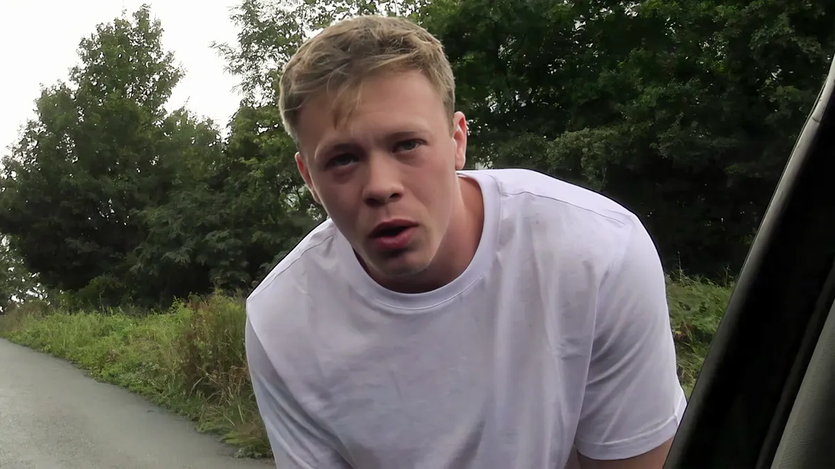 Czech Hunter 854: Claiming a Broke Blond's Virgin Ass 1 Czech Hunter 854: Claiming a Broke Blond's Virgin Ass Gay Porn