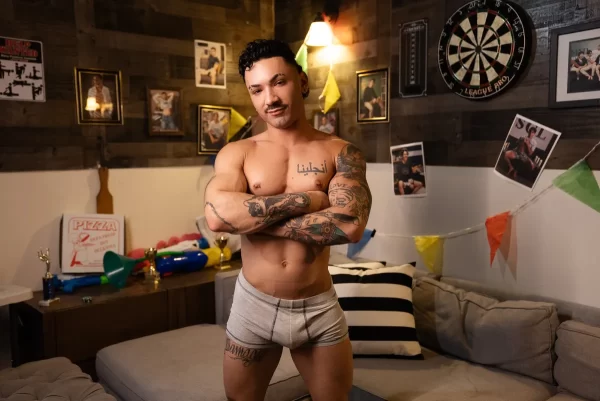Danny Fantasy Enjoys the Paddle from Siren Santiago Gay Porn 6