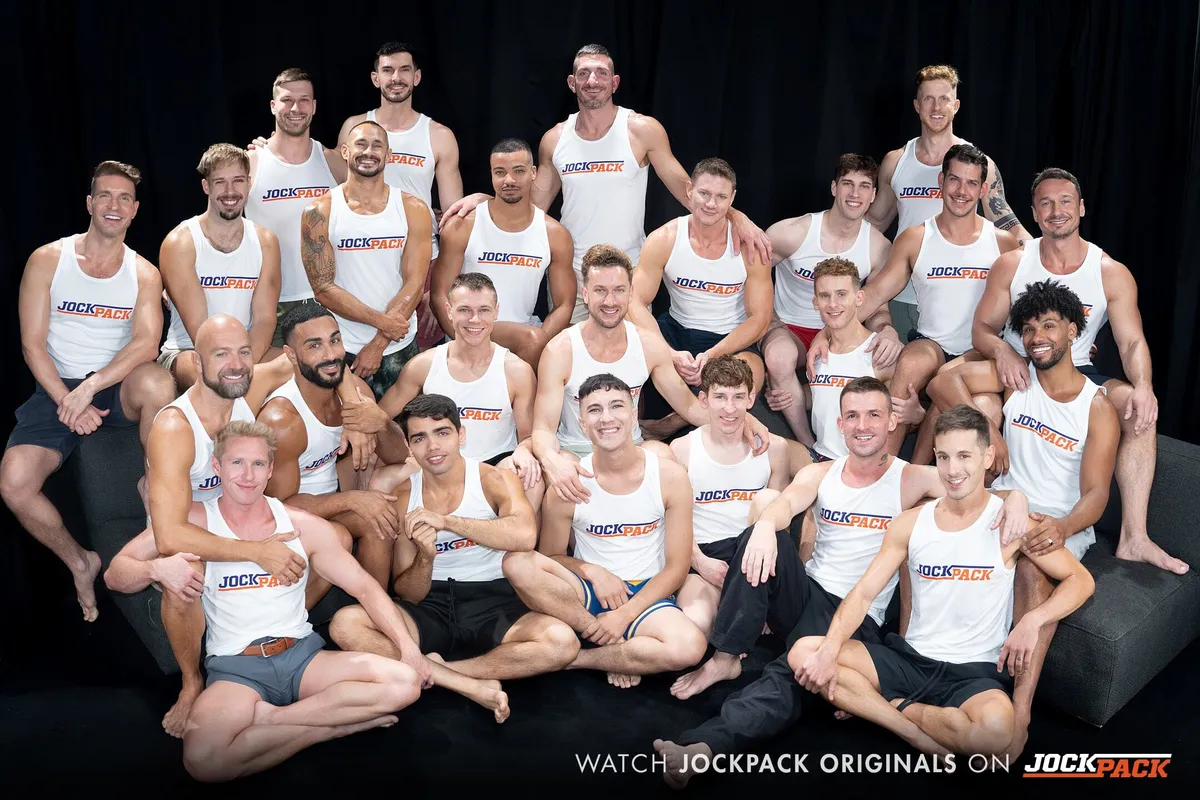 Jocktoberfest Chapter 1: Carnal's 24-Man Bareback Orgy Frenzy Gay Porn