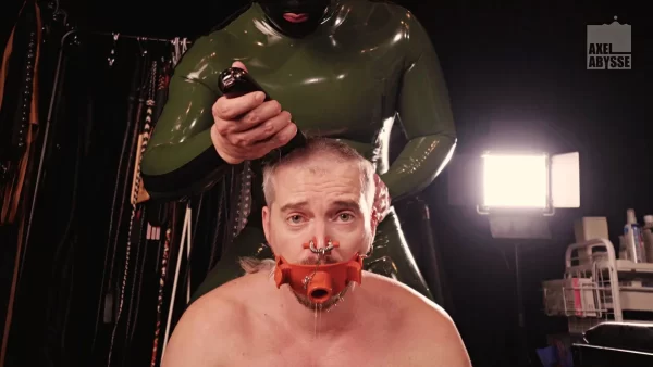 LatexPsycho and Master Sim Destroy Axel Abysse Gay Porn 14