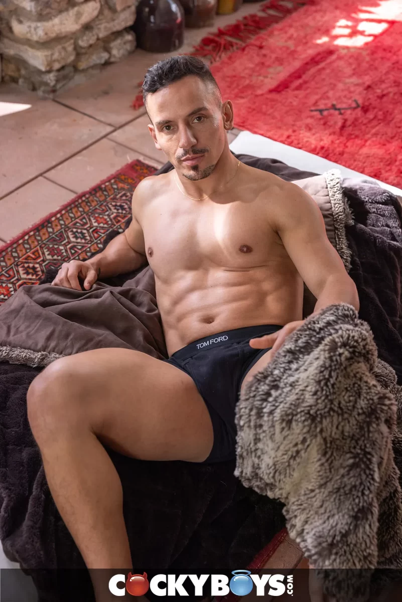 Leo Louis Fucks Steven Angel by the Fire Gay Porn 1