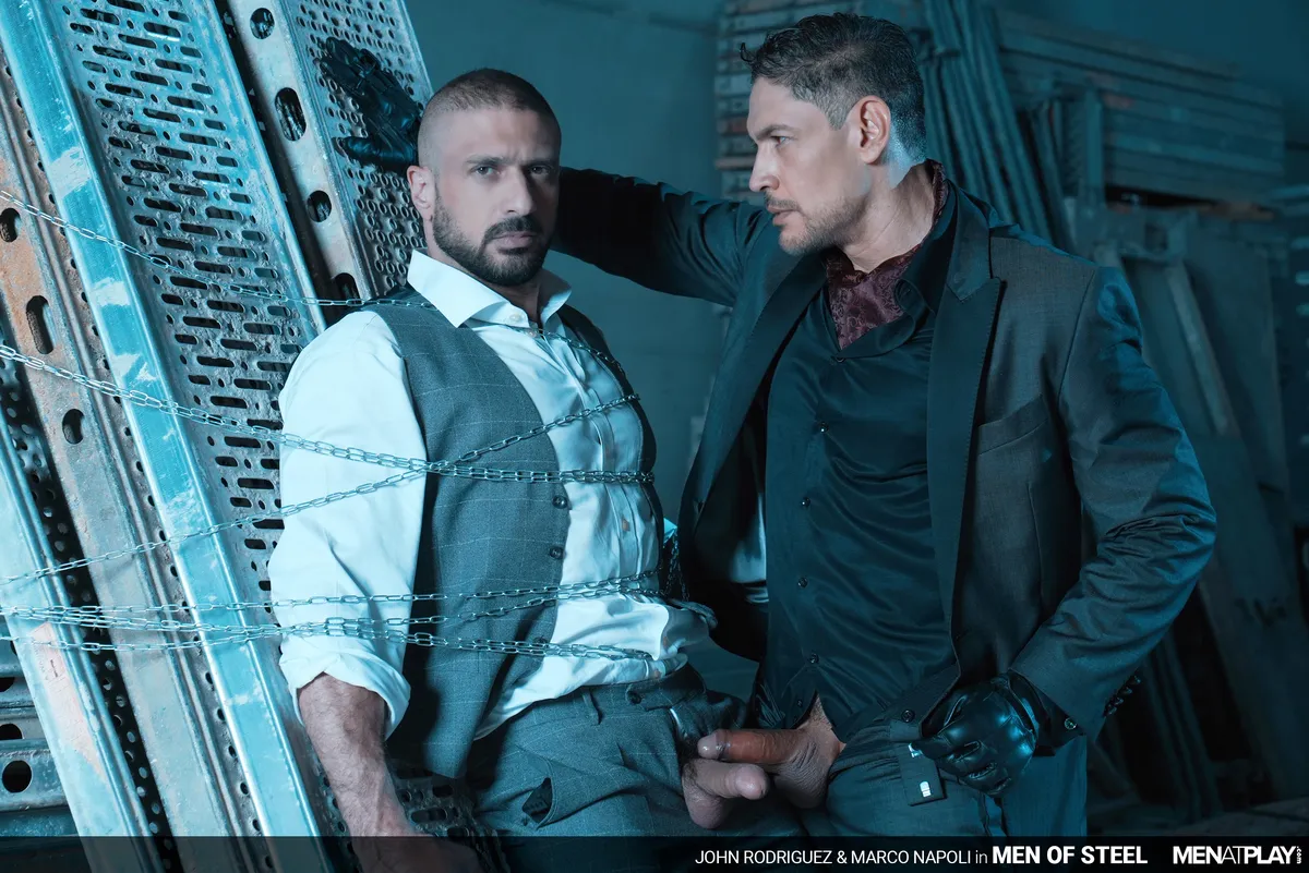 Men of Steel: John Rodriguez and Marco Napoli Do It Raw 12 Men of Steel: John Rodriguez and Marco Napoli Do It Raw Gay Porn 9