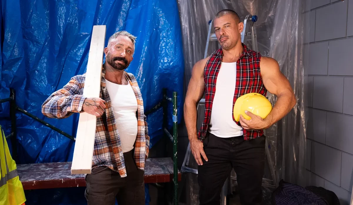 Steel Erectors: Ed Steel Nails Ken Rock on a Sky-High Beam 1 Steel Erectors: Ed Steel Nails Ken Rock on a Sky-High Beam Gay Porn