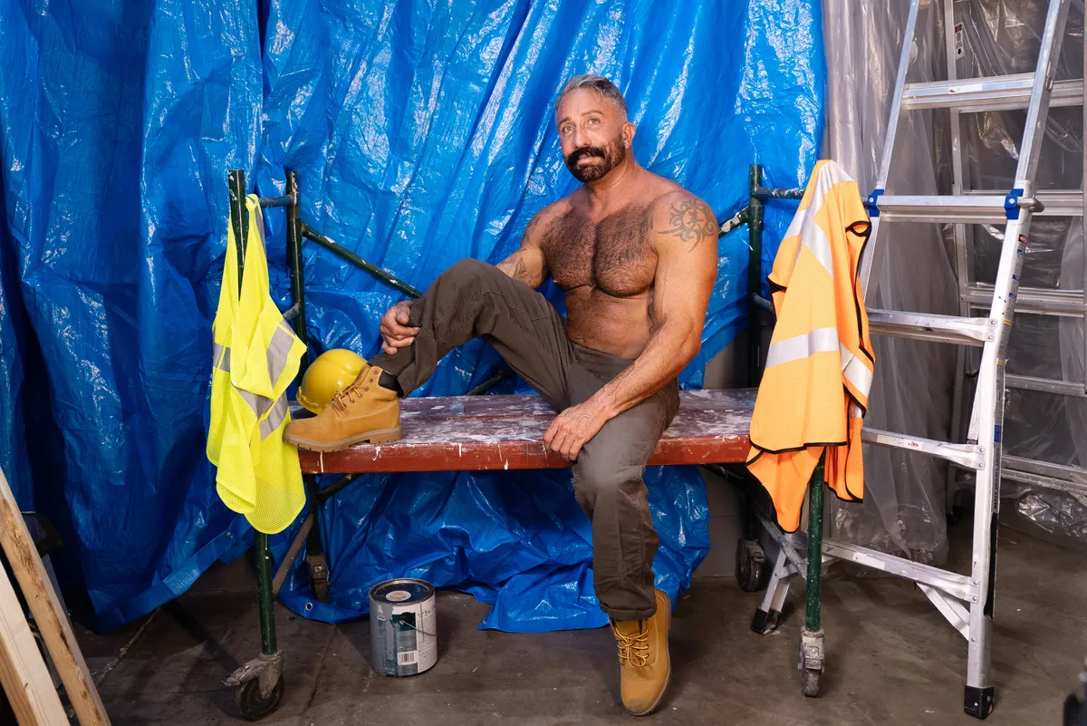 Steel Erectors: Ed Steel Nails Ken Rock on a Sky-High Beam 8 Steel Erectors: Ed Steel Nails Ken Rock on a Sky-High Beam Gay Porn 5