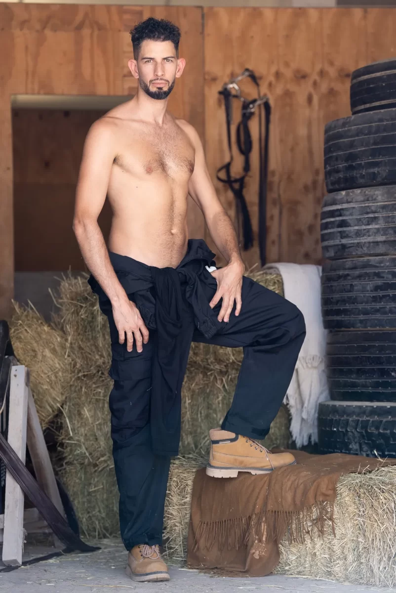 The Girthy Farmer: Josh Feeds Tiago Santana His Big Cock Gay Porn 10