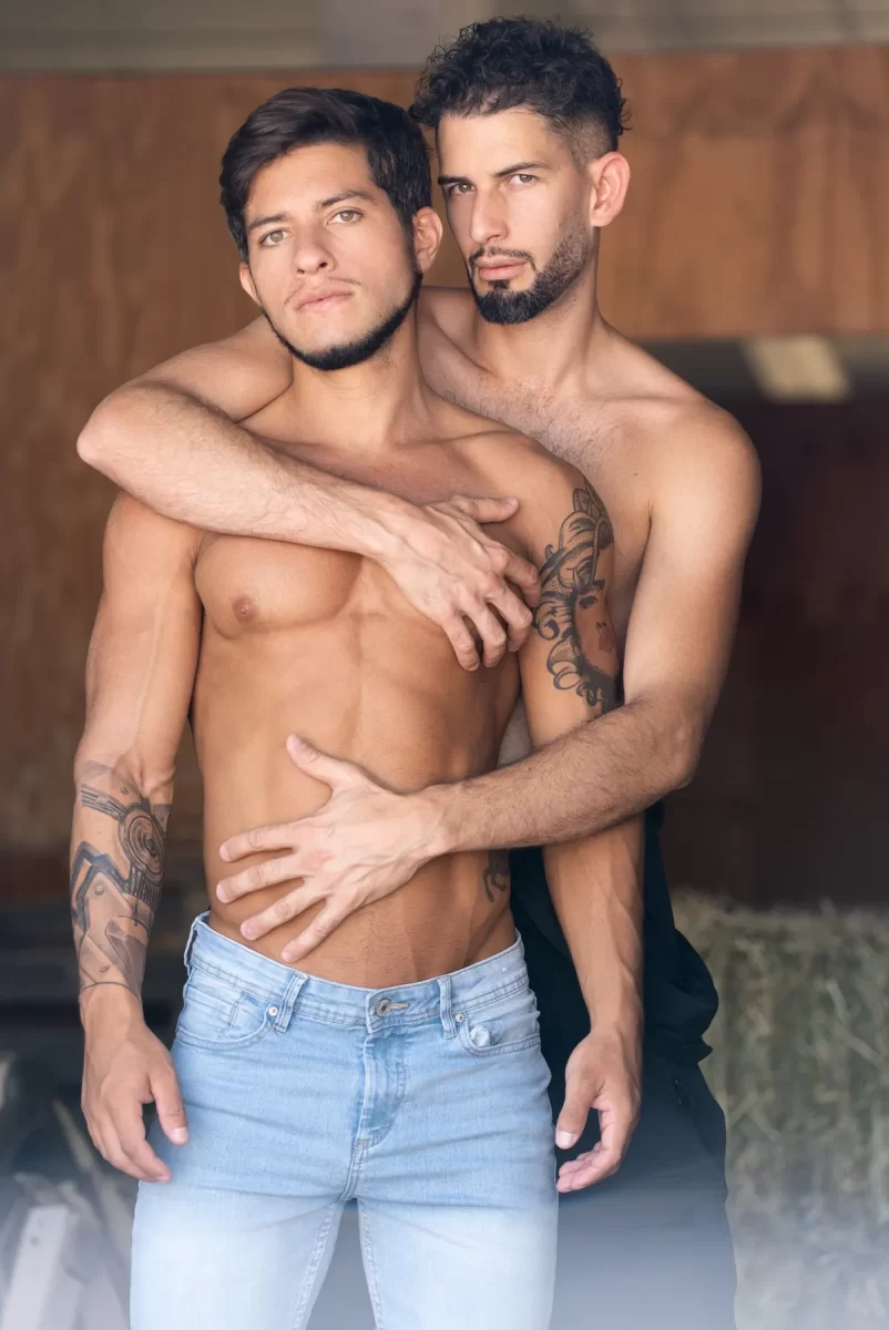 The Girthy Farmer: Josh Feeds Tiago Santana His Big Cock Gay Porn 12